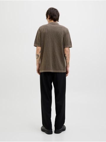 Jack & Jones Gestricktes Polo in Rain Drum