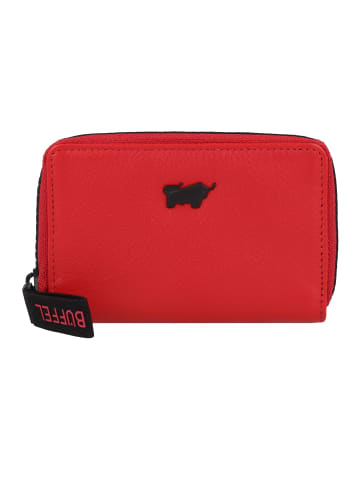 Braun Büffel Capri Geldbörse RFID Schutz Leder 11 cm in flame red