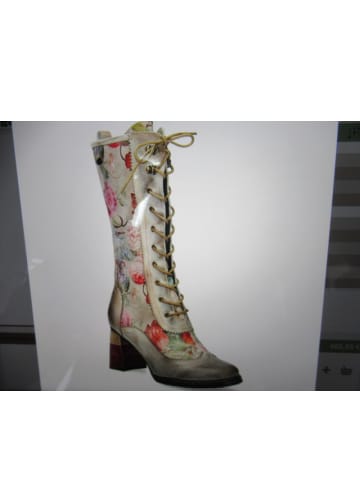 LAURA VITA Schnürstiefel in Beige