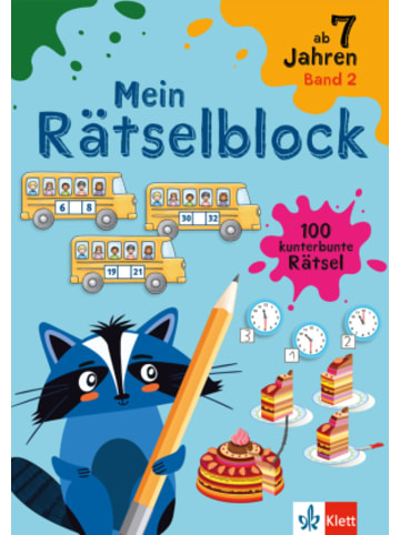 KLETT LERNTRAINING  Buch - Klett Mein Rätselblock ab 7 Jahren Band 2