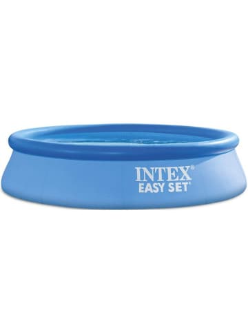 Intex Easy Set Pool (244x61cm) + Abdeckplane in blau