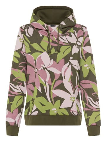 Laura Scott Sweater in khaki bedruckt