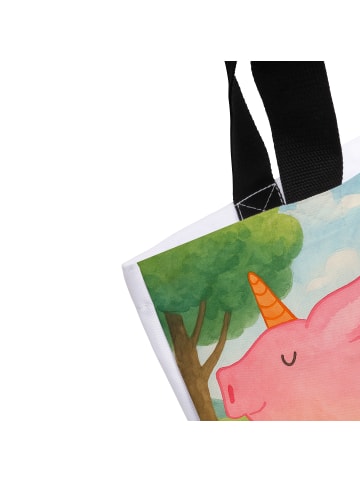 Mr. & Mrs. Panda Schultasche Einhorn Schwein Design ohne Spruch in Weiß