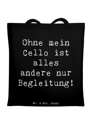 Mr. & Mrs. Panda Shopper Spruch Zeichenllo Magie mit Spruch in Schwarz