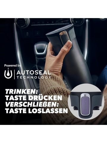 contigo Thermobecher West Loop Edelstahl Isolierbecher Reisebecher 470 ml Fb. Dark Plum