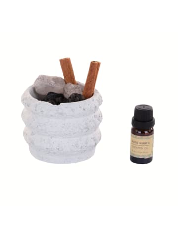 Home&Styling Collection Duftset mit Steinen in Grau, (B) 9 x (H) 7 x (L) 9 cm