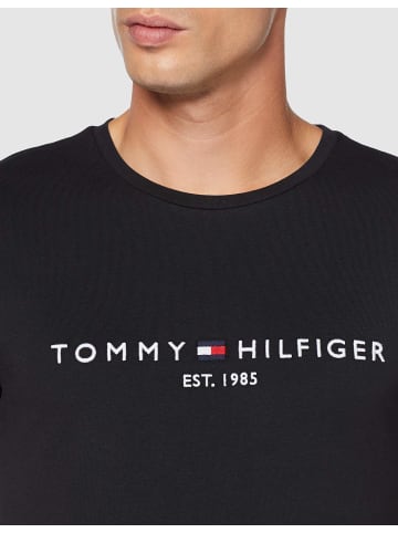 Tommy Hilfiger Rundhals T-Shirt in schwarz