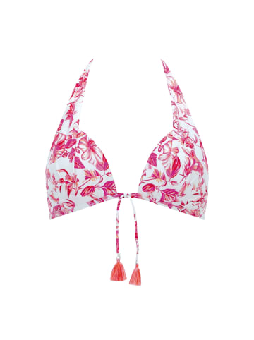 Olympia Mix&Match Bikini Top in weiss/pink