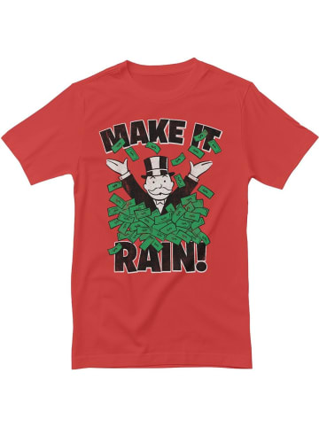 Monopoly T-Shirt "Monopoly Make It Rain T-Shirt" in Rot