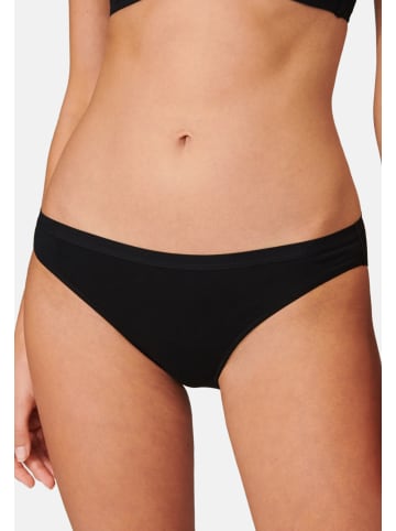 Schiesser Mini Slip 95/5 Cotton in Schwarz
