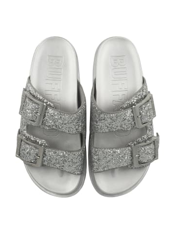 Buffalo Pantolette Raya Ari Glam in silber