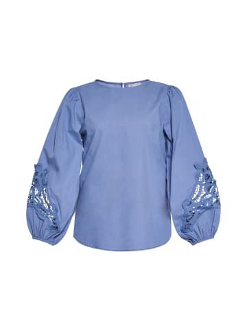 Usha Bluse in Denimblau