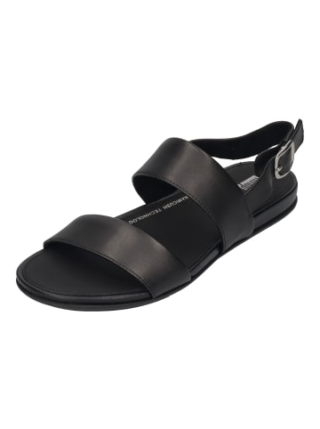 fitflop Pantoletten GRACIE LEATHER BACK in schwarz