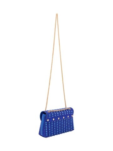 faina Women Flap Bag in Purple Blue