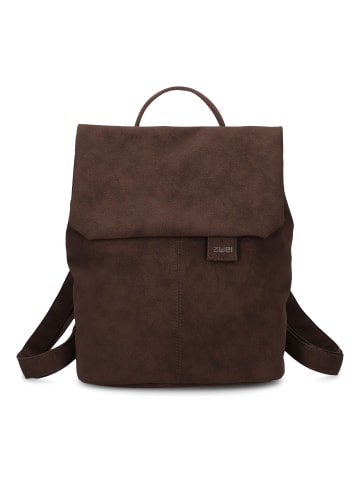 Zwei Mademoiselle.M City Rucksack 29 cm in nubuk espresso