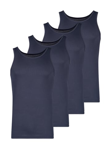 Skiny Unterhemd / Tanktop Basic in Blau