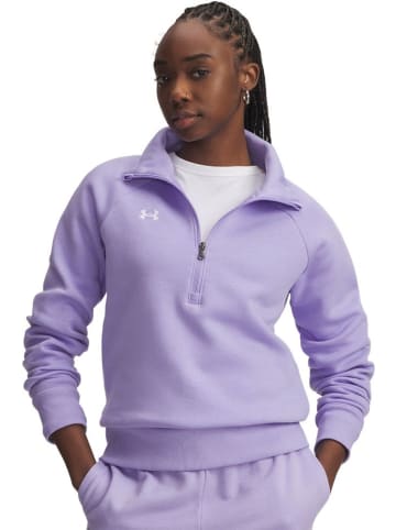 Under Armour Pullover "Rival Fleece Half-Zip" in Lila