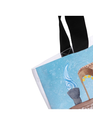 Mr. & Mrs. Panda Stofftasche Igel Maronen ohne Spruch in Eisblau