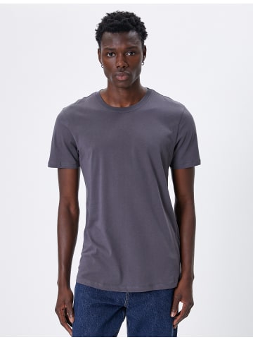 KOTON T-shirt in Anthrazit