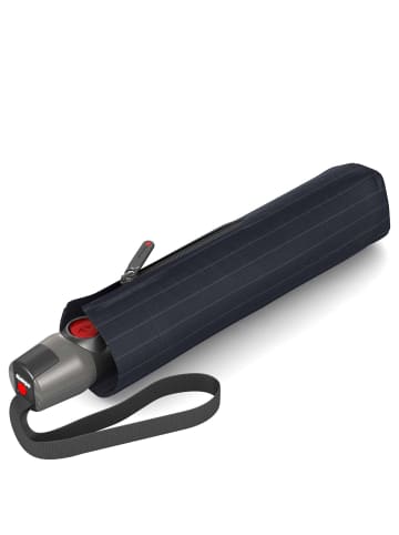 Knirps T.200 M Duomatic - Taschenschirm Regenschirm (bordeaux) in men's prints stripe