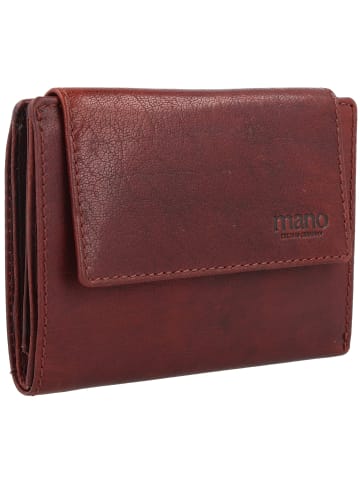 mano Don Simon Geldbörse Leder 14 cm in braun