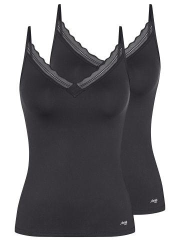 Sloggi Spaghetti Top Go Blush in Schwarz