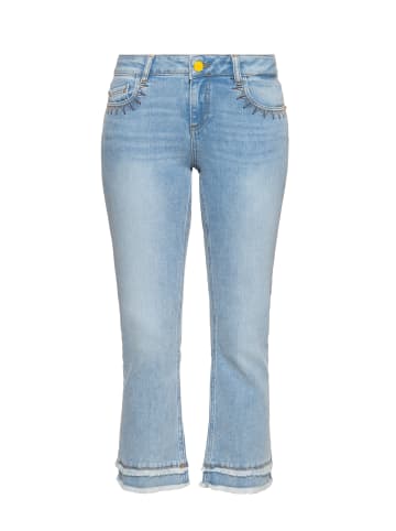 ATT Jeans ATT Jeans Cropped Flare Jeans Brenda in hellblau