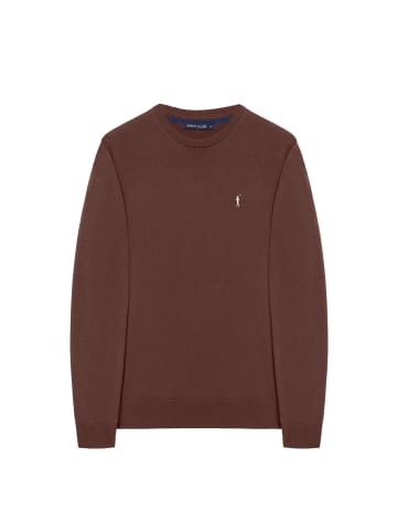 Polo Club Pullover in Braun