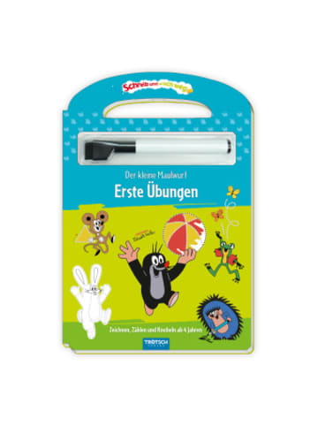 Trötsch Buch - Trötsch Der kleine Maulwurf Schreib und wisch weg Erste Übunge