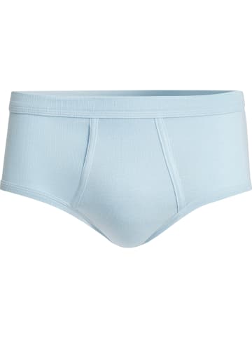 Con-ta Baumwolle, Feinripp Slip 2er-Pack Uni in hellblau