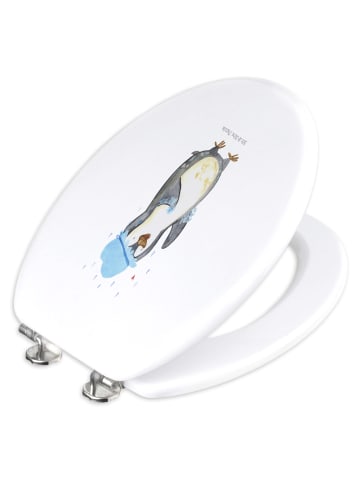 Mr. & Mrs. Panda Klodeckel Pinguin Duschen ohne Spruch in Weiß