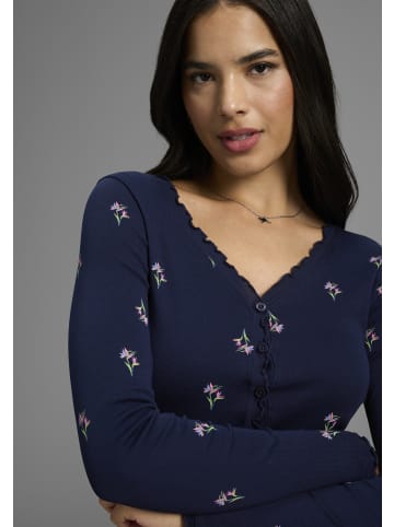 Kangaroos Langarmshirt in marine