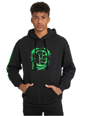 MARVEL Hulk Kapuzensweatshirt Fist in schwarz