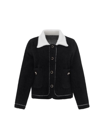 Sookie Women Cardigan in Black Offwhite