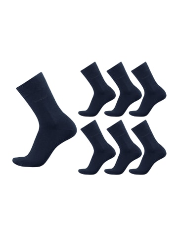 Bugatti 6er Pack halbhohe Businesssocken  in navy