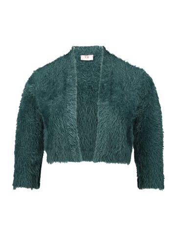 Vera Mont Strickbolero mit Struktur in Dusty Slate