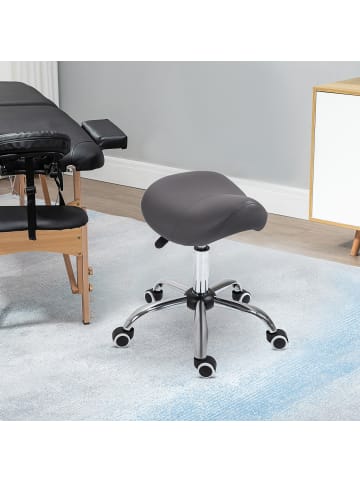 HOMCOM Arbeitshock in Grau 52L x 53B x 49H cm