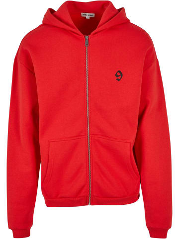 9N1M SENSE Zip-Kapuzenpullover in red