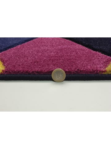 KADIMA DESIGN Designer-Teppich in lebhaften Farben und geometrischem Muster