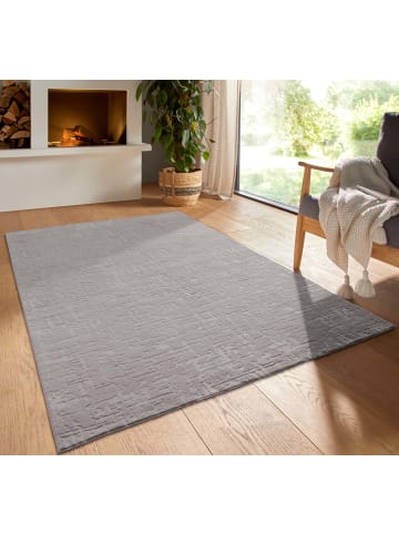 Tara Carpet Kurzflorteppich Homestyle Vintage in Grau