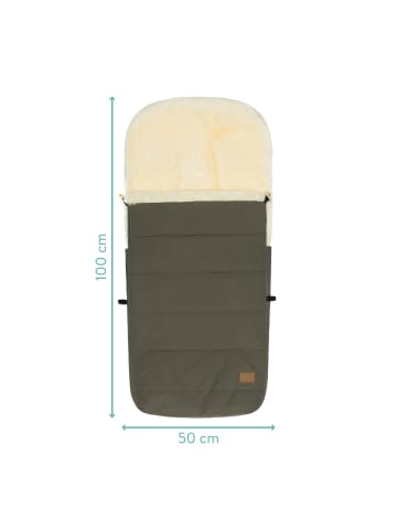 fillikid Winterfußsack Bernina Lammfell Exklusiv in Olive