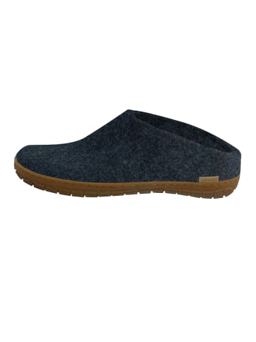 glerups Pantoffeln Kautschuksohle in Denim