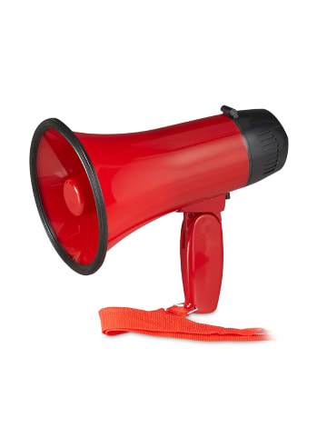 relaxdays 4x Megafon in Rot