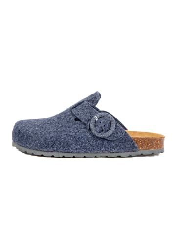 babunkers Pantoletten HOME FANTASY in blau