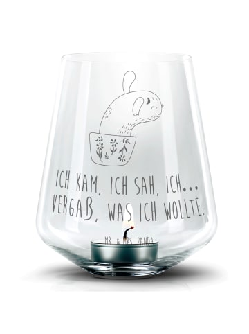 Mr. & Mrs. Panda Gravur Teelicht Kaktus Mama mit Spruch in Transparent