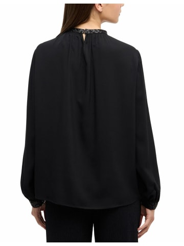 Eterna Langarmbluse für Damen in schwarz