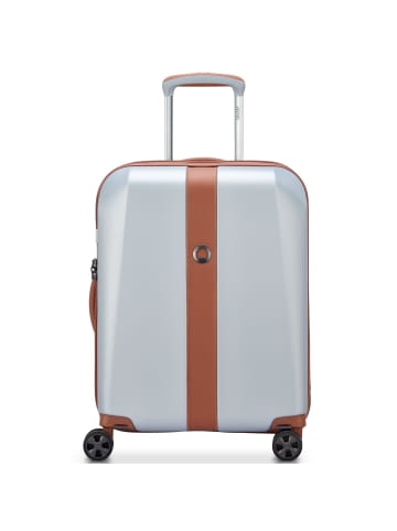 Delsey Promenade Hard 2.0 4-Rollen Kabinentrolley 55 cm in silber