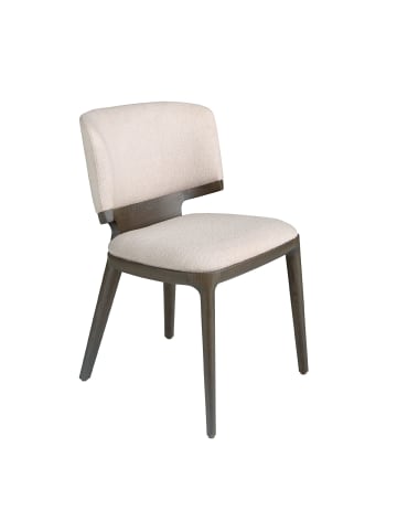 Angel Cerdá Stuhl 4165 in Dunkle Esche-Eiche | Hellgrau – (B)53 x (H)78 x (T)55 cm