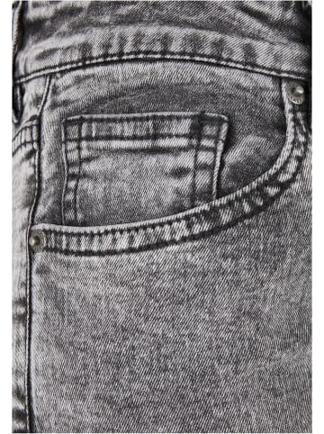 Urban Classics Jeans in black heavy acid washed