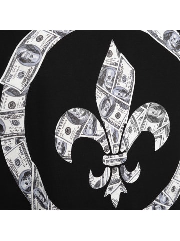Roberto Geissini Money-Skull T-Shirt Schwarz